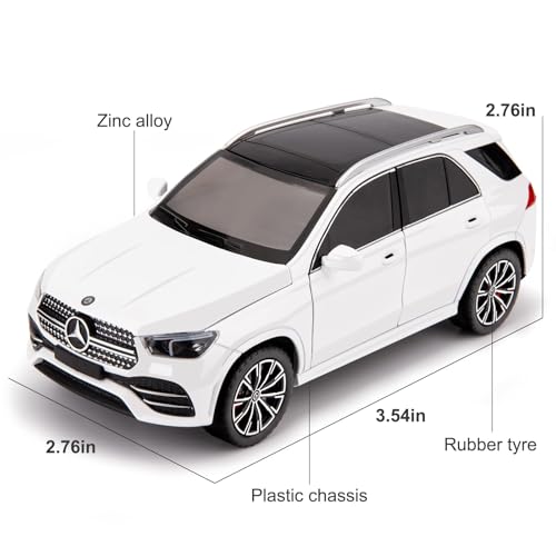 Modelo de coche GLE 350 1:24 con luces y sonido miniatura 2
