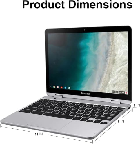 Image of Samsung 12.2 inch FHD 2-in-1 Touchscreen Chromebook Plus Laptop for Business&Students, Intel Dual-Core, 4GB RAM, 564GB Storage(64GB eMMC+512GB External), Chrome OS, Silver