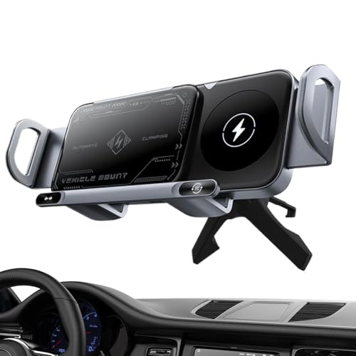 Cargador inalámbrico para coche anticaídas para soporte de panel 7