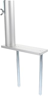 MUSISALY Suporte De Metal 1 Peça Guarda-Chuva De Sol Base De Guarda-Chuva De Praia Pesada Base De Mastro De Bandeira Âncora Guarda-Sóis Ao Ar Livre Suporte De Mastro De Bandeira Para Fora