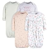 GerberBaby Girls4-Pack Sleeper GownMamas Mini0-3 Months