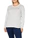 Produktbild Levi's Damen Plus Size Long-Sleeve Baby Tee T-Shirt,Agnes Stripe Cloud Dancer,3XL