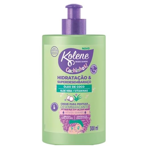 Kolene Creme De Pentear Infantil Cachinhos 300Ml Hidr