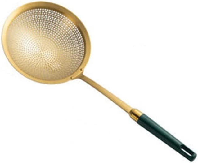 Stainless Steel Colander Filter Oil Pot Food Cookware Fried Kitchen Baking Cooking Tools (Color : As Shown, Size : L) (As Shown M), Medium