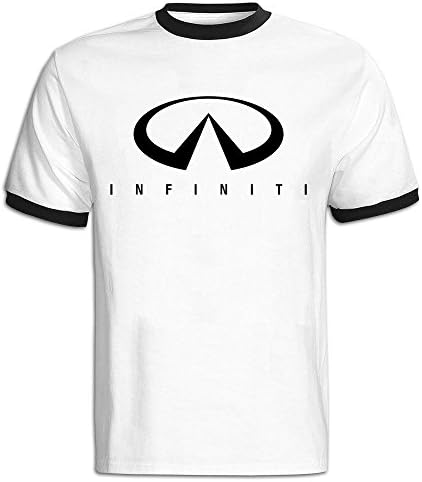 Men's Infiniti Car Baseball Tee Shirt Black