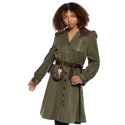 Costume Agent Women's Miss Trunchbull Dress Coat Jacket and Belt Halloween Costume Cosplay, Multicolored