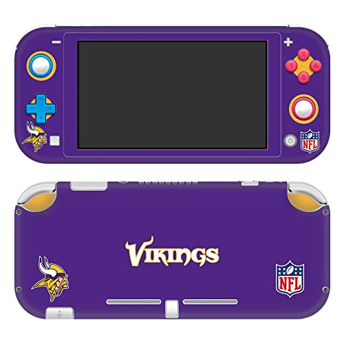 Head Case Designs sous Licence Officielle NFL Plaine Minnesota Vikings Vinyle Autocollant De Jeu Peau Autocollant Couverture Compatible avec Nintendo Switch Lite