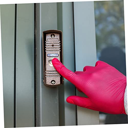 Holibanna 4 Pcs Botão De Campainha Botão Carrilhão Universal Sinos De Porta Para Casas Substituição