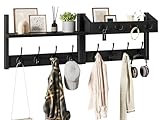 【Montage Facile】Un jeu d'enfant ! Ce porte-manteau mural est équipé de trous pré-percés, d'un guide clair et de tous les outils nécessaires. Idéal pour les débutants en bricolage, il offre une organisation instantanée grâce à ses crochets pratiques et son étagère utile. Obtenez votre portemanteau mural en place en quelques minutes à peine et organisez votre espace immédiatement !