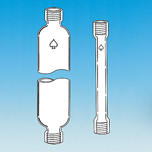 5820-06 Series Chromatography Column Epoxy Coated with #11 Threds, 11 mm ID, 300 mm Height