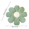 Flower Pillow, Flower Shaped Throw Pillow Floor Pillow Soft Seating Cushion Room Decor Plush Pillow for Bedroom, Sofa, Bed, Reading (15 inch, Green) #2