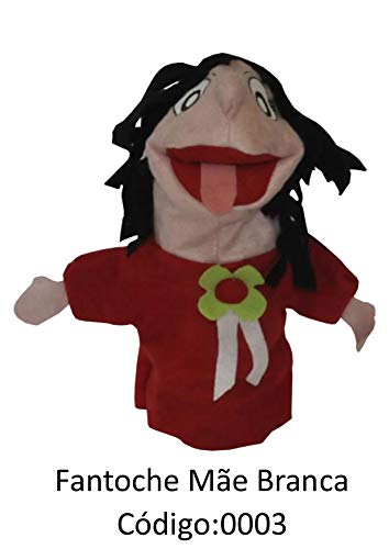 FANTOCHE FAMÍLIA BRANCA - KIT COM 6 UNID - TIA PAULA FANTOCHES