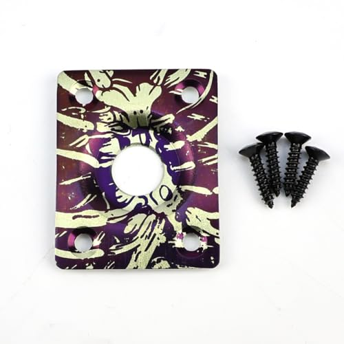 OVSAL �`�^�������t���b�g�{�g���W���b�N�\�P�b�g�v���[�g�����`���o�̓W���b�N�v���[�g �t���b�g�x�[�X�Ή� Les Paul LP �e���L���X�^�[�e���L���X�^�[�e��TL�G���L�M�^�[�������i(�p�[�v���S�[���h)