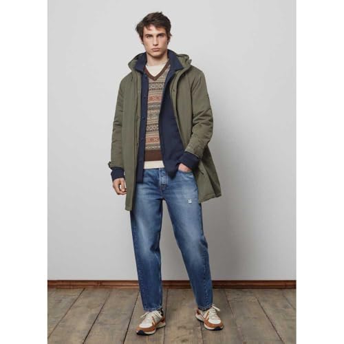 Pepe Jeans Para Hombre. PMS60018 Zapatillas De Piel X20 Rise MarróN (40), Plano, Ante, Cordones, Casual - 8