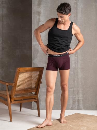 Image of DAMENSCH Men Solid Anti-Odour Peppermint Finish, Ultra Soft with Premium Shine EPP Classic Trunks