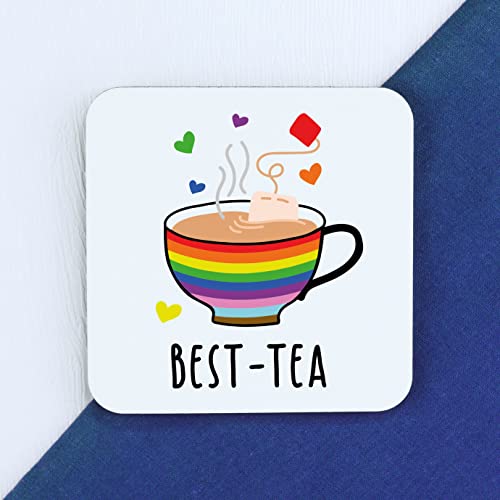 eBuyGB Gay Best Friend Coffee Mug, Personalised Best-Tea Mug, Printed 350ml Ceramic Cup, Tea Design, Tea Lover Gifts - Image 2
