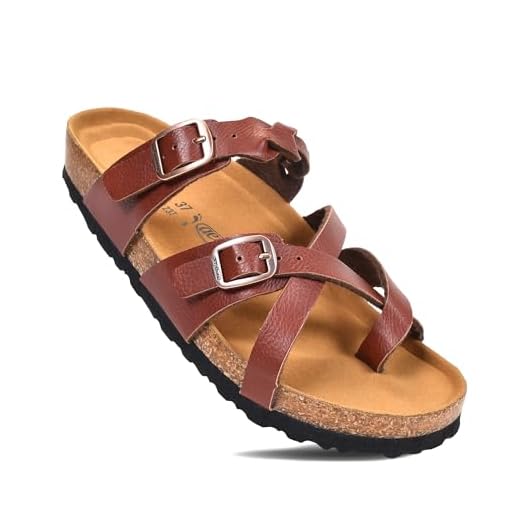 Plantilla de corcho de espuma viscoelástica para mujer con +comodidad y soporte de arco, Irenic Tan, 39 EU