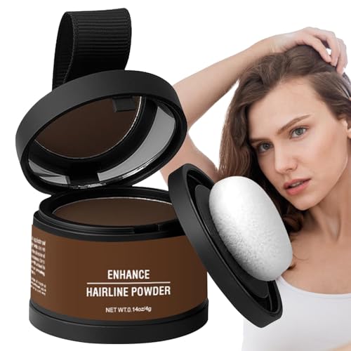 Polvo para el cabello para mujeres, Polvo de raíz para el cabello | Polvo de textura para cubrir raíces, aplicador incluido - Corrector de sombreado de cabello resistente al agua para cobertura de can
