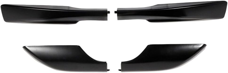 4X End Cover Replace Xa30 Roof Rail Cover Top ABS 4pcs for Toyota for RAV4 2006-2012 Black 160lbs (Maximum Approximately)-Load Capacity PA106589201R