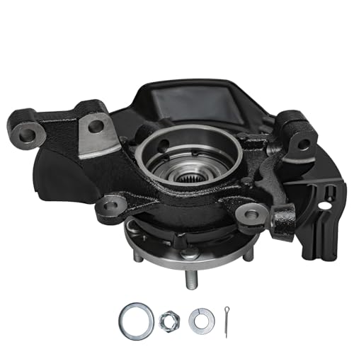 Image of Detroit Axle - Front Left Steering Knuckle & Wheel Hub Bearing CV Axle