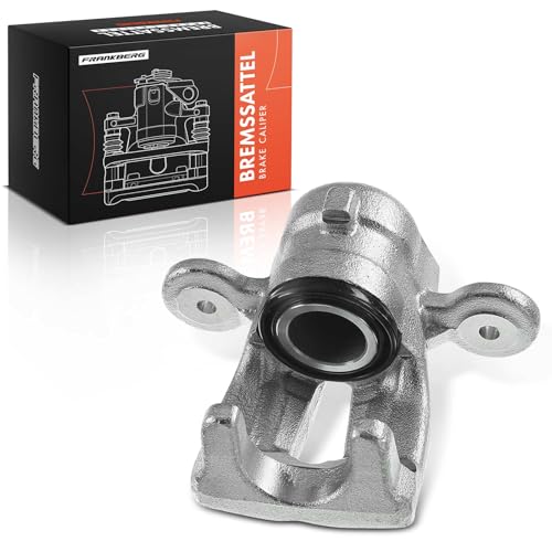 Frankberg Brake Caliper Disc Brake Rear Right Cast Aluminium Compatible with 1 Series E81 116d-120i 1 Series E87 116d-120i 3 Series E90 316d-320i 3 Series Coupe E92 316i Replace# 34216776378