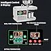 820W Electric Oil Press Machine, Full Stainless Steel Foldable Oil Extractor, Hot/Cold Press Oil Maker Machine with Intelligent Control & Display/Hopper/Filter for Peanut Soybean
