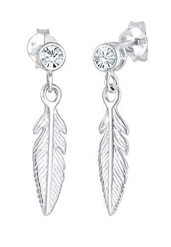 Elli Ohrringe Damen Feder Boho mit Kristalle in 925 Sterling Silber für 24,15 EUR (-19%) statt 29,90 EUR bei amazon.de Bild: Elli Ohrringe Damen Feder Boho mit Kristalle in 925 Sterling Silber für 24,15 EUR (-19%) statt 29,90 EUR bei amazon.de