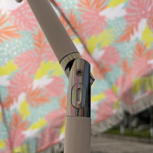 Parasol inclinable et imperméable de 180 cm anti-UV - 7