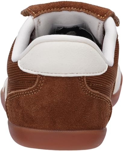 Image of WHITIN Wide Toe Box Barefoot Shoes for Women + Fashion Tennis Sneakers + Trendy Fold-Over Tongue