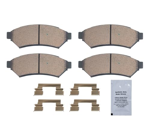 Image of HUSCH Front Ceramic Brake Pads Kit Fit For Buick Allure 2005-2009