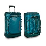 Eagle Creek Cargo Hauler XT Wheeled International Carry On Luggage Duffel with Telescoping Handle and Straps, Lockable U-Lid, Top Compartment, and Compression Straps, Arctic Seagreen - 30L/22"