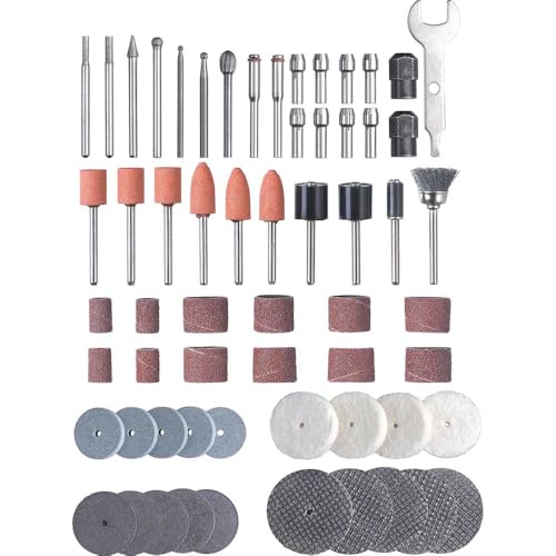 Image of Original Einhell 61-Piece Engraving Set as Accessory for Grinding and Engraving Tools (61-Piece Accessory Set, Suitable for Einhell Grinding and Engraving Tool TC-MG 135 E)