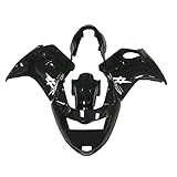 MC Glossy Black Fairing Fit for Honda 1997-2007 CBR1100XX CBR 1100XX Black Bird Injection Mold ABS Plastics New Bodywork Kit 1998 1999 2000 2001 2002 2003 2004 2005 M26