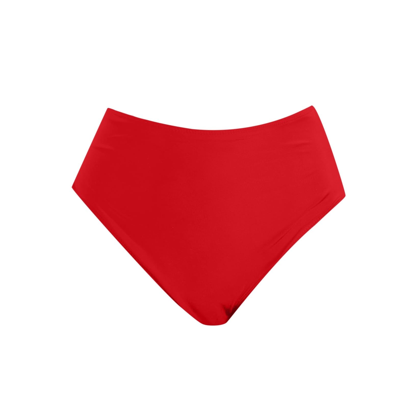 Damskie dół bikini z wysokim stanem spodnie kąpielowe oversize strój kąpielowy dół kontrola brzucha strój kąpielowy dół oddychająca letnia odzież plażowa wygodne podstawowe stroje kąpielowe plus size