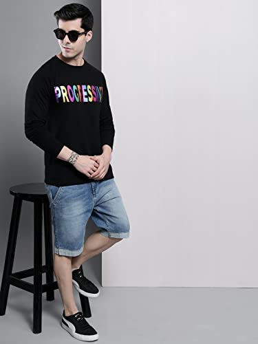 Image of THE DRY STATE Men Full Sleeve T-Shirt