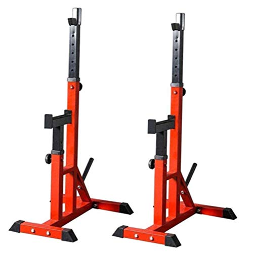 OTQEFTN Fitness Equipment Strength Training Fitness Exercise Equipment Adjustable Squat Rack Dipping Station Barbell Rack Dip Stand Fitness Bench,Fat Burning