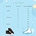 AOVOG Big Kids Shoes Black Sequin Canvas Sneaker,Big Boys Girls Sparkly Walking High Top Fashion Cute Durable Shoe,1