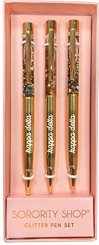 Set de bolígrafos Kappa Delta con glitter