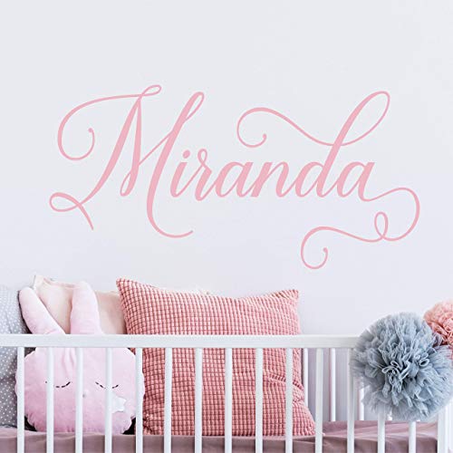 Name Wall Decal Sticker Custom Name Wall Decal Girls Room Boys Room - Personalized Name Wall Decal Nursery Decal - Baby Monogram Vinyl Wall Art