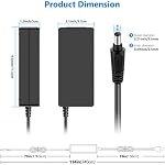Neewer Photographie AC 110V à DC 15V 2.0mm X 5.5mm Adaptateur d'alimentation avec câble d'énergie 4.8A Alimentation électrique de sortie pour la lumière de l'anneau de Studio Photo (noir)