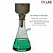 TN Lab Buchner Funnel Kit Filter Flask Set 80mm Funnel and a 500ml Vacuum Flask