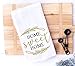 Handmade Kitchen Towel - Housewarming Home Sweet Home Hand Towel - 28x28 Inch Perfect for Chef Hostess Housewarming Christmas Mother’s Day Birthday Gift (Home Sweet Home)