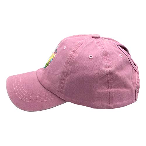 Waldeal Girls' Adjustable Cute Unicorn Ponytail Cap, High Buns Baseball Dad Hat for 3-12 Years3