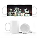  Tasse à café et thé avec photo illuminée Londres