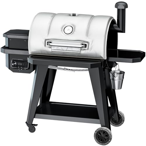 SearCook Grill Thermal Insulated Blanket for Pit Boss 800, Pro 820 and Pro 850 Series, 820FB, 820S, 820SC, 850G Wood Pellet Grills, Smoker Blanket for Winter Cooking