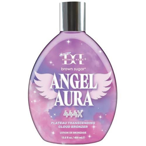 Brown Sugar Angel Aura Tanning Lotion, 444X Plateau-Transcending Cloud Bronzer with Halo Effect Skin...