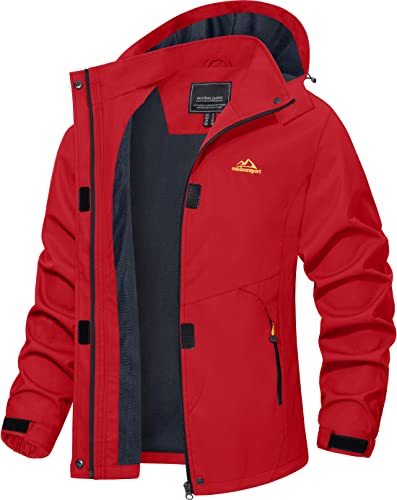 TACVASEN Damen Outdoor Jacke Regenjacke Damenjacke Atmungsaktiv...