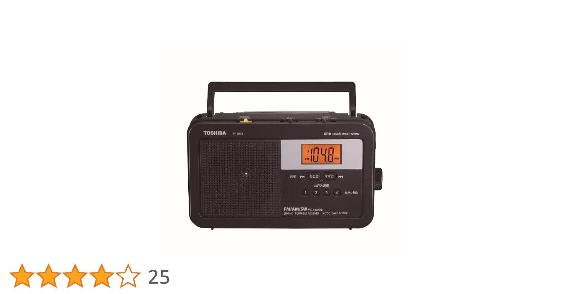 特価！TOSHIBA LED ライト搭載 AM/FMラジオ×３台セット TOSHIBA ポケットラジオ 東芝 電池 携帯 ラジオ am fm ワイドfm