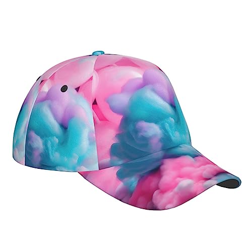 Casquette de baseball Haunted Mansions KoNsev rose délavée avec trou queue de cheval - 3