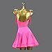 ONUYGCFH Fringe Latin Dance Competition Dresses Women's Professional Tango Dancing Outfit Performance Costume for Samba,Pink,L